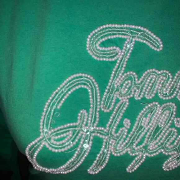 Tommy Hilfiger bling t-shirt size XL - Picture 3 of 4
